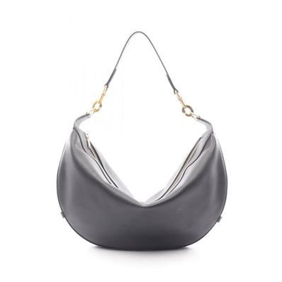 セリーヌ CELINE ミディアム レアンドル ショルダーバッグ バッグ レザー レディース ブラック系 197263DV738NO 【新品】