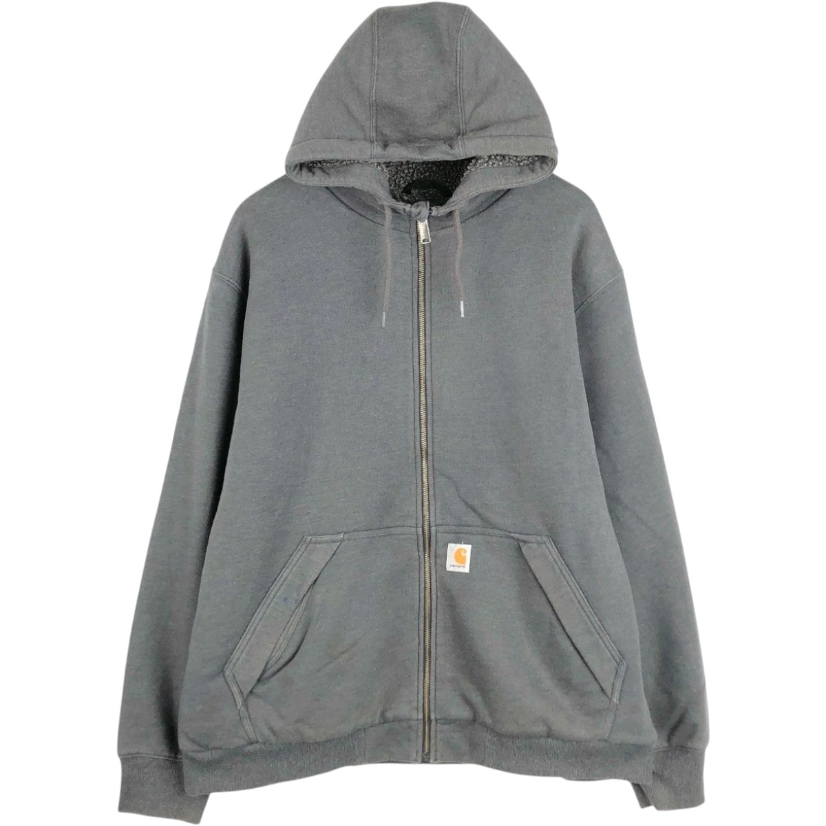 古着 カーハート Carhartt RELAXED FIT スウェットフルジップパーカー メンズXL相当/eaa675958