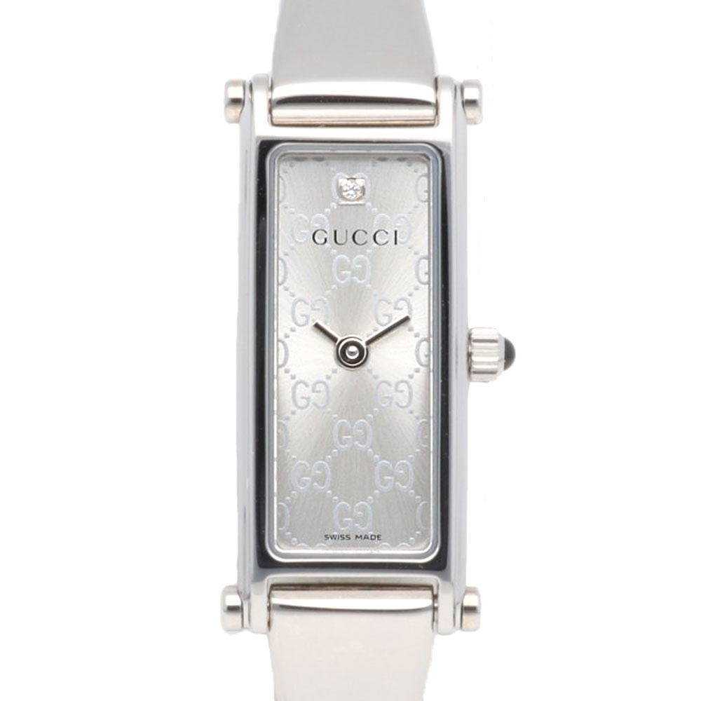 グッチ 腕時計 時計 ステンレススチール YA015563(1500L) クオーツ レディース 1年保証 GUCCI 中古