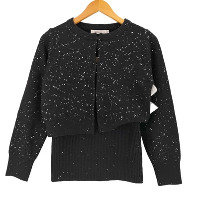 SPANGLE KNIT COMBI【1142816576009】