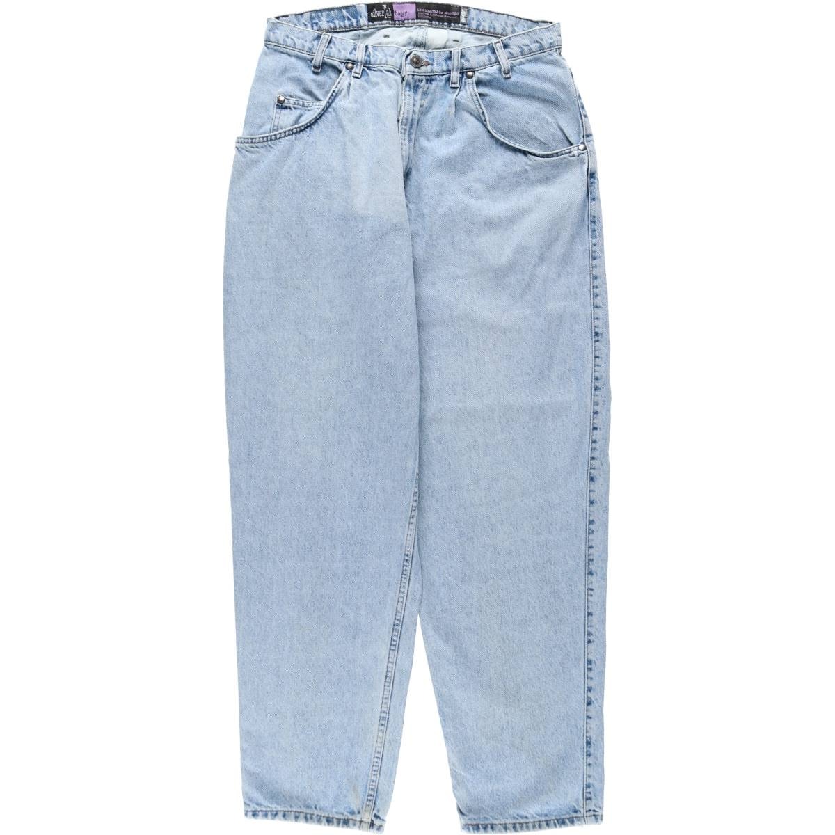 古着 90~00年代 リーバイス Levi's SILVER TAB シルバータブ BAGGY バギー テーパードデニムパンツ メンズw32相当 ヴィンテージ/eaa632308