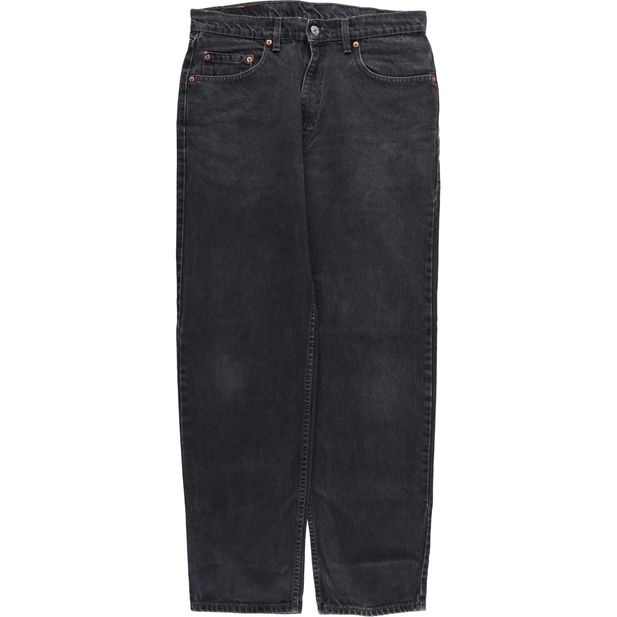 古着 リーバイス Levi's 550 RELAXED FIT ブラックデニム テーパードデニムパンツ カナダ製 メンズw33相当/eaa483004