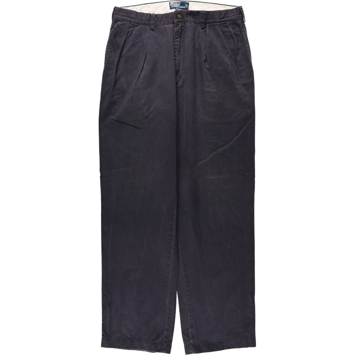 古着 ラルフローレン Ralph Lauren POLO by Ralph Lauren ANDREW PANT ツータック チノパンツ メンズw36相当/eaa667808