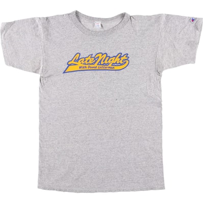 古着 80年代 チャンピオン Champion トリコタグ 88/12 ハチハチワンツーボディー 杢グレー 霜降り スポーツTシャツ USA製 メンズL相当/eaa579961