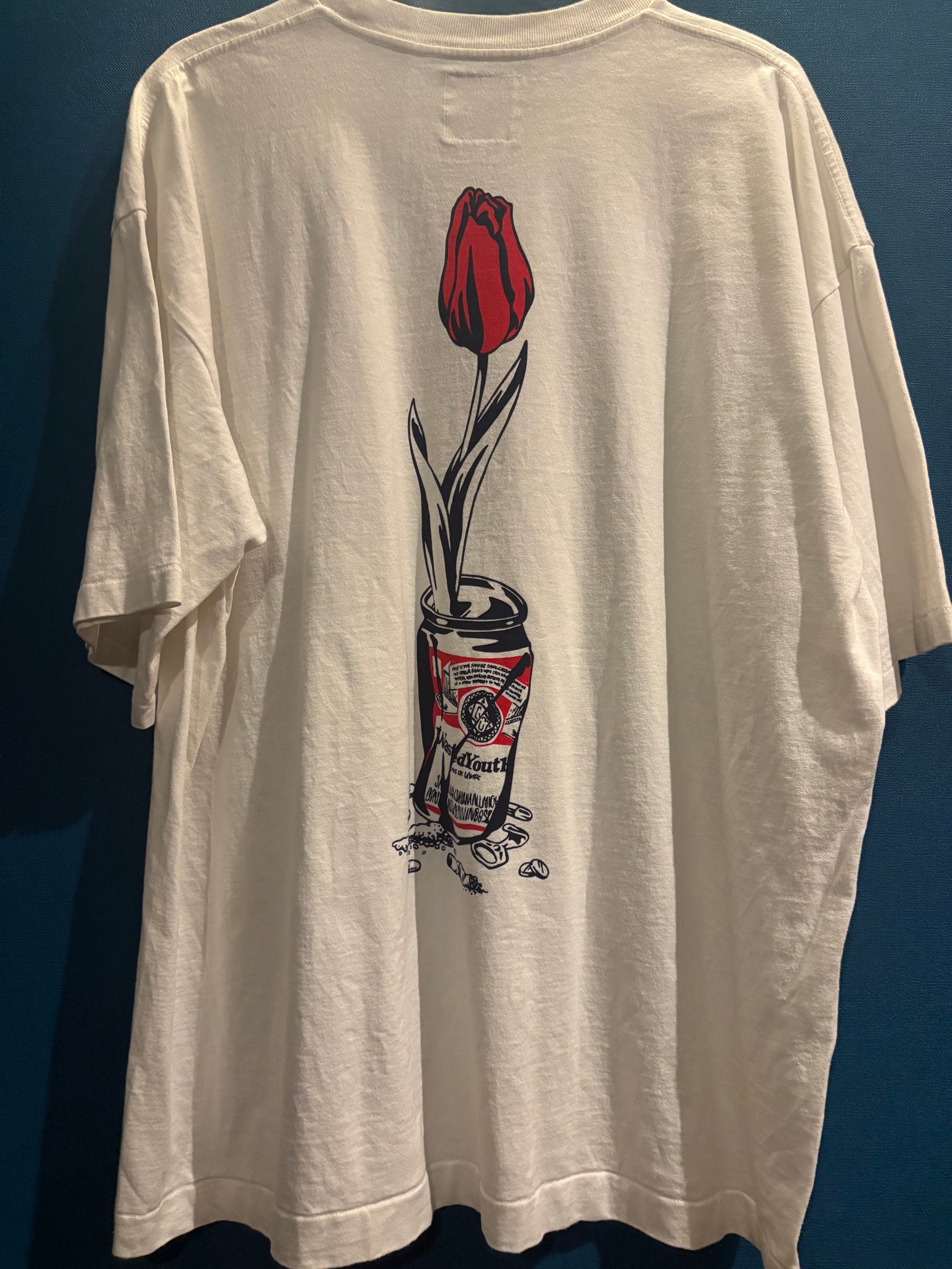 Wasted Youth T-Shirt #06 "White/Red" / VERDY