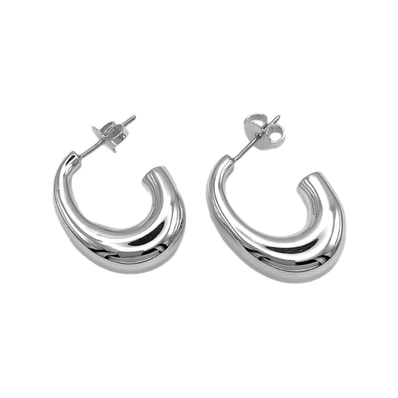 TIFFANY&Co. ティファニー ハーフフープ ピアス
SV925 シルバー 新品仕上済 レディース
【中古】