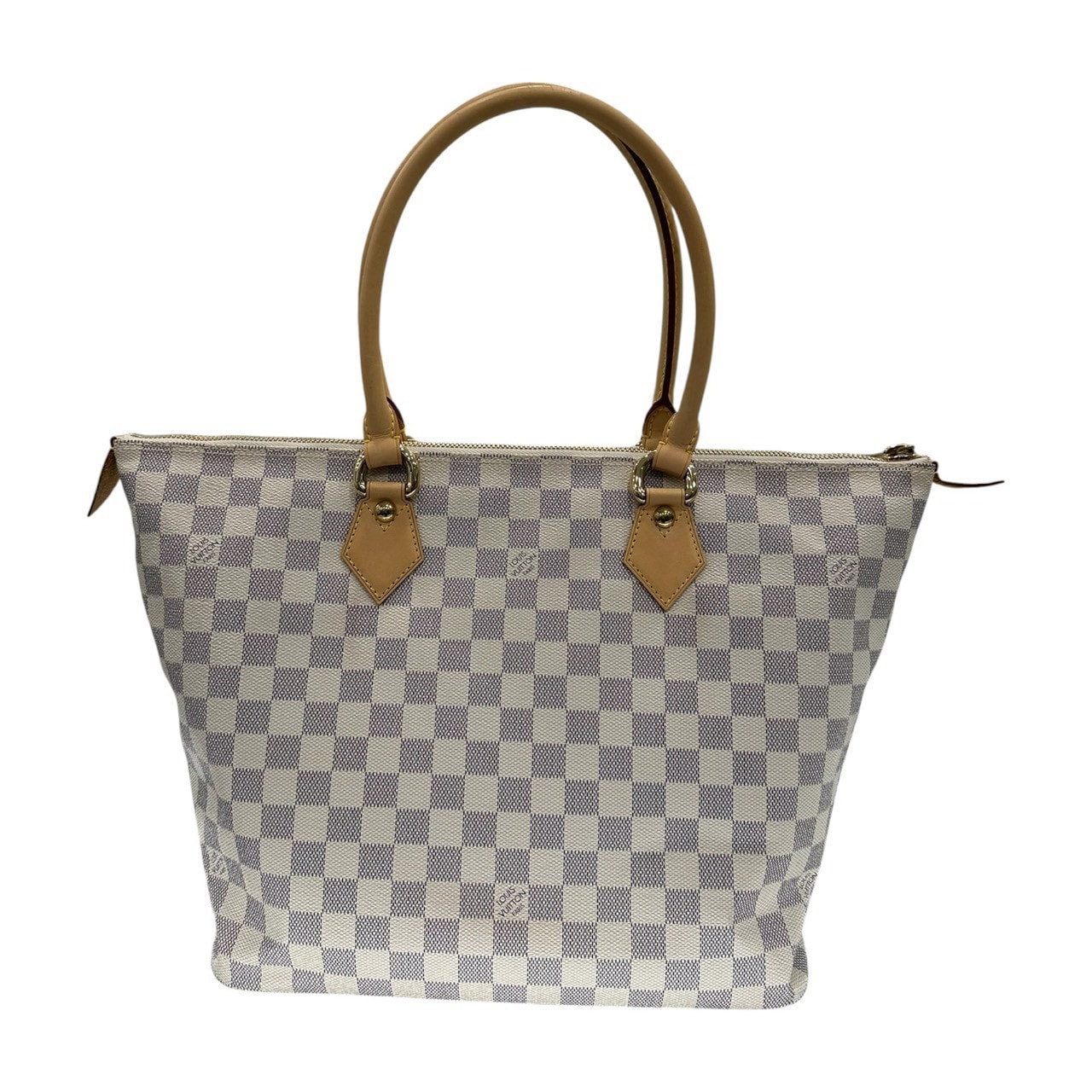 美品 LOUIS VUITTON ルイヴィトン ダミエ サレヤPM アズール PVC ハンドバッグ トートバッグ S1-00233 【中古】