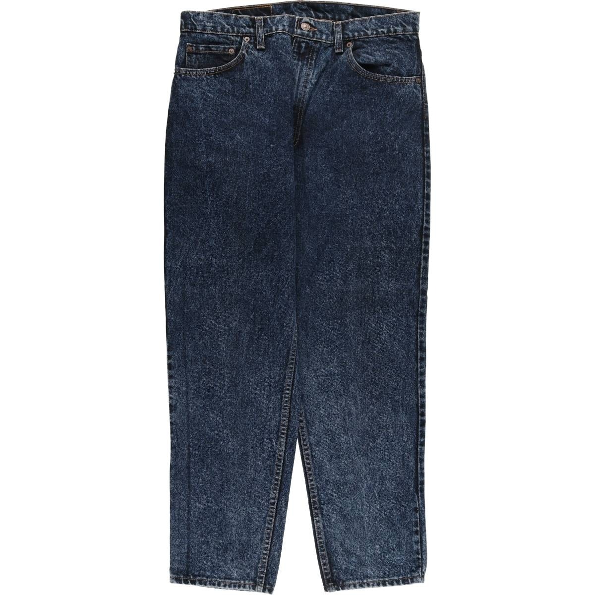 古着 90年代 リーバイス Levi's 550-4865 ケミカルウォッシュ テーパードデニムパンツ USA製 メンズw35相当 ヴィンテージ/eaa417530