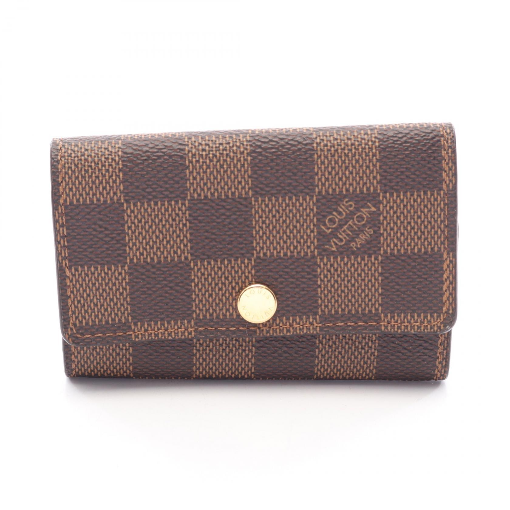 ルイ・ヴィトン LOUIS VUITTON ミュルティクレ6 ダミエエベヌ 6連 キーケース アクセサリー PVC メンズ レディース ブラウン系 N62630 【中古】