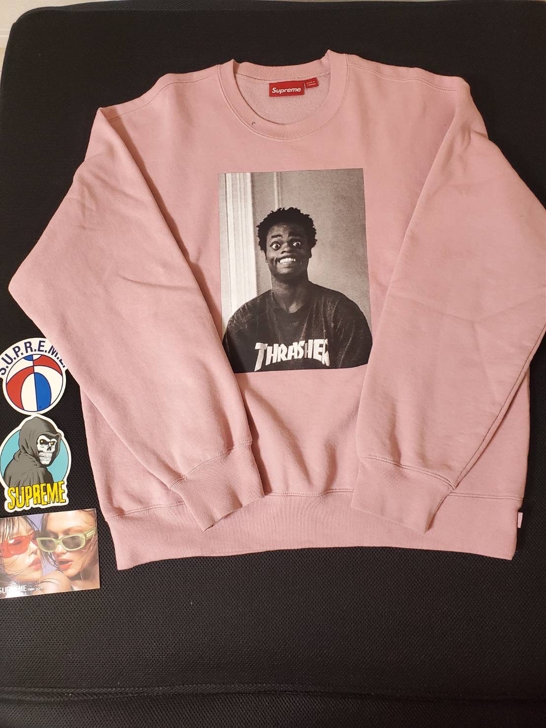 Supreme x Thrasher Crewneck "Dusty Rose"