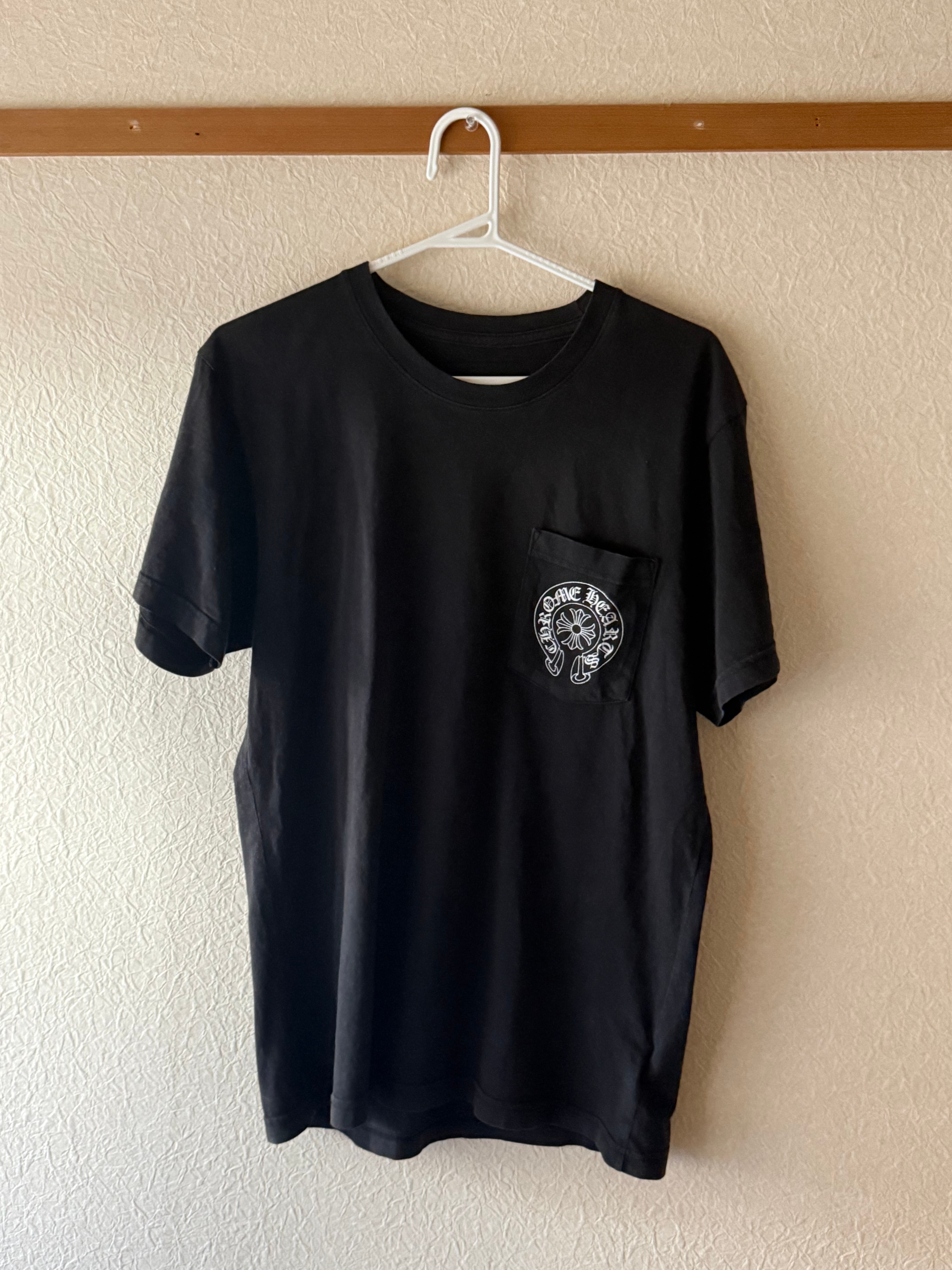 Chrome Hearts Horse Shoe Logo Pocket T-Shirt "Black"
