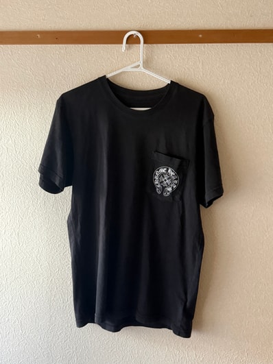 Chrome Hearts Horse Shoe Logo Pocket T-Shirt "Black"