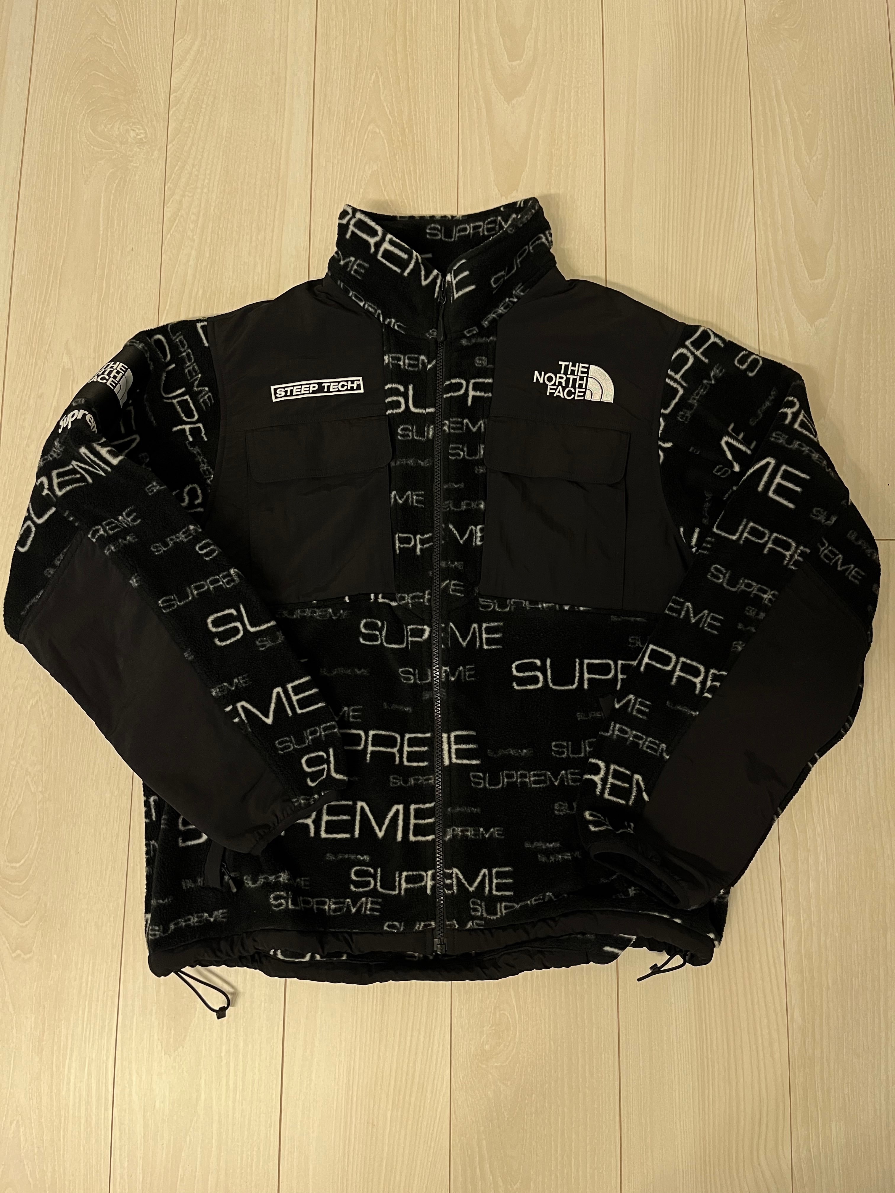 Supreme x The North Face Steep Tech Fleece Jacket "Black"