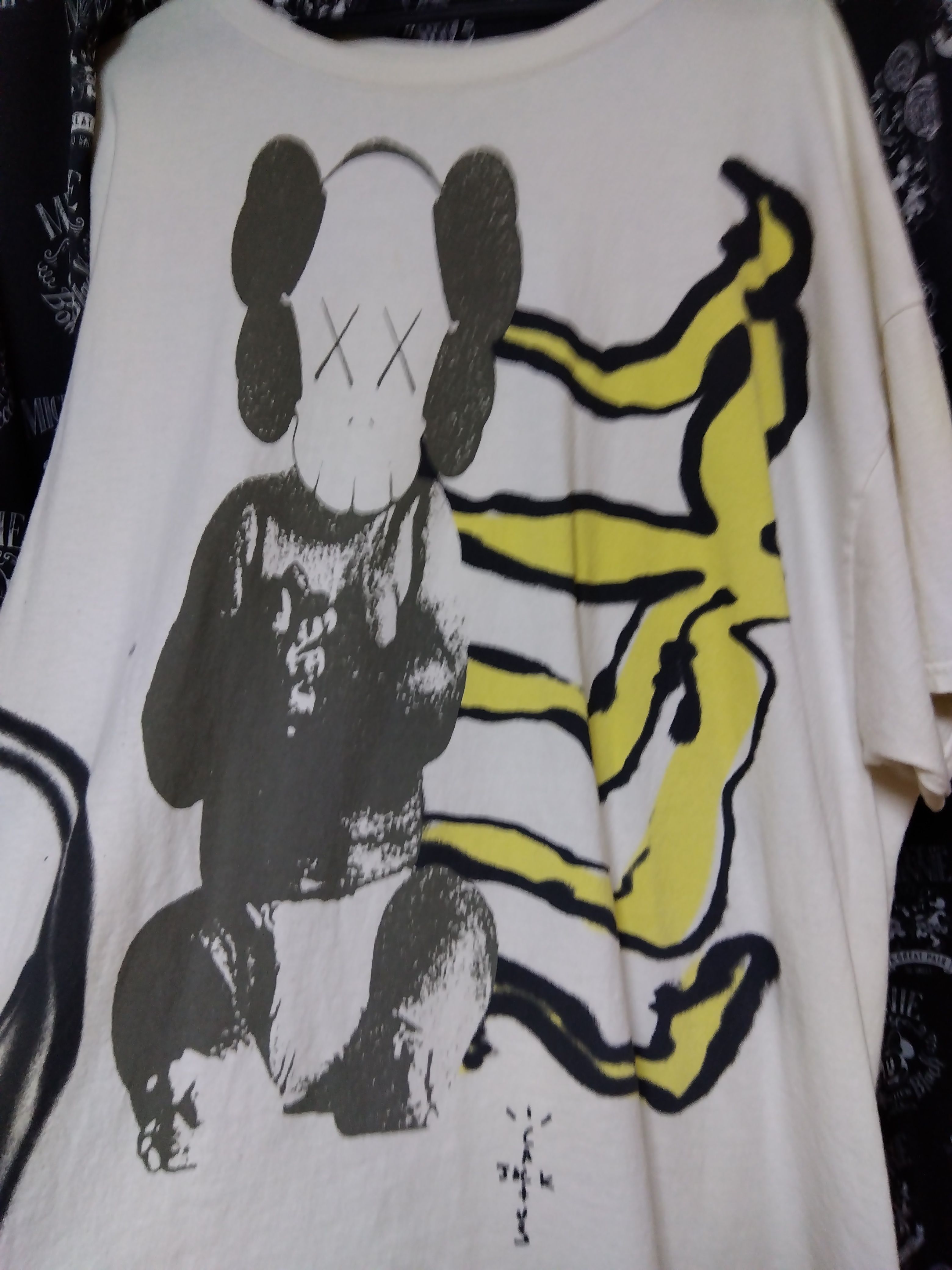 Travis Scott Cactus Jack x KAWS For Fragment Tee "White"