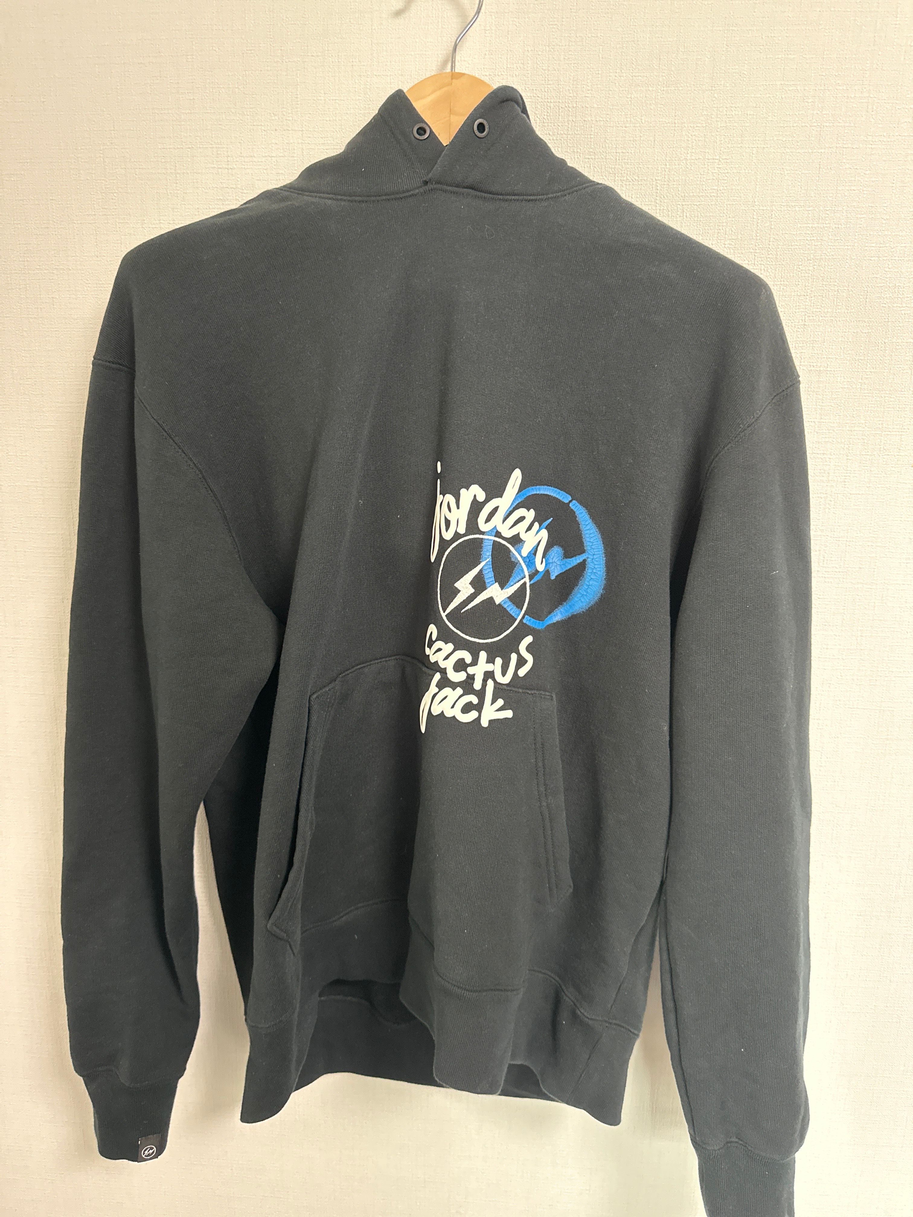 Air Jordan Travis Scott Fragment Hoodie "Black"