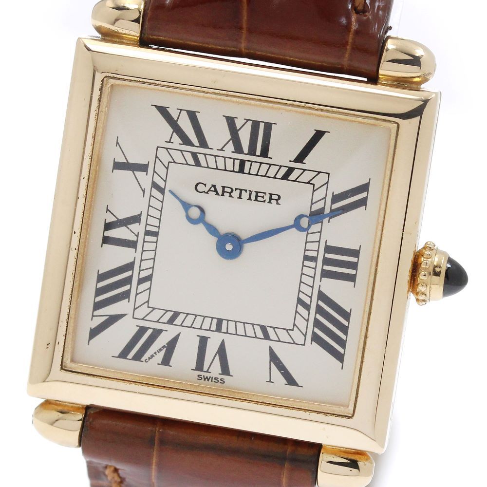 ☆良品 カルティエ タンク オビュ W1512256 ボーイズ 【中古】