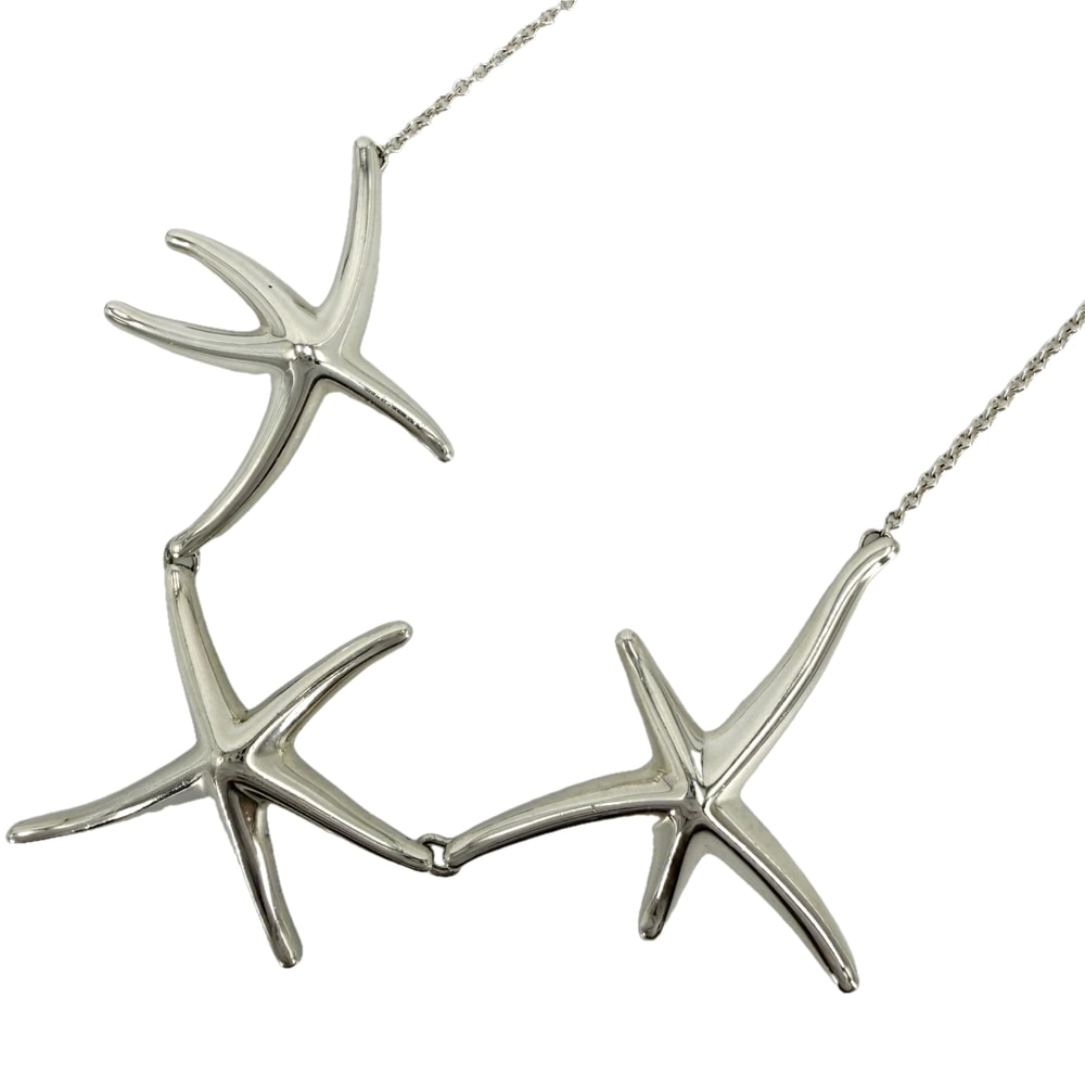 TIFFANY&Co. ティファニー ネックレス スターフィッシュ エルサペレッティ ジュエリー アクセサリー シルバー925    レディース 約16.2g【中古品】
