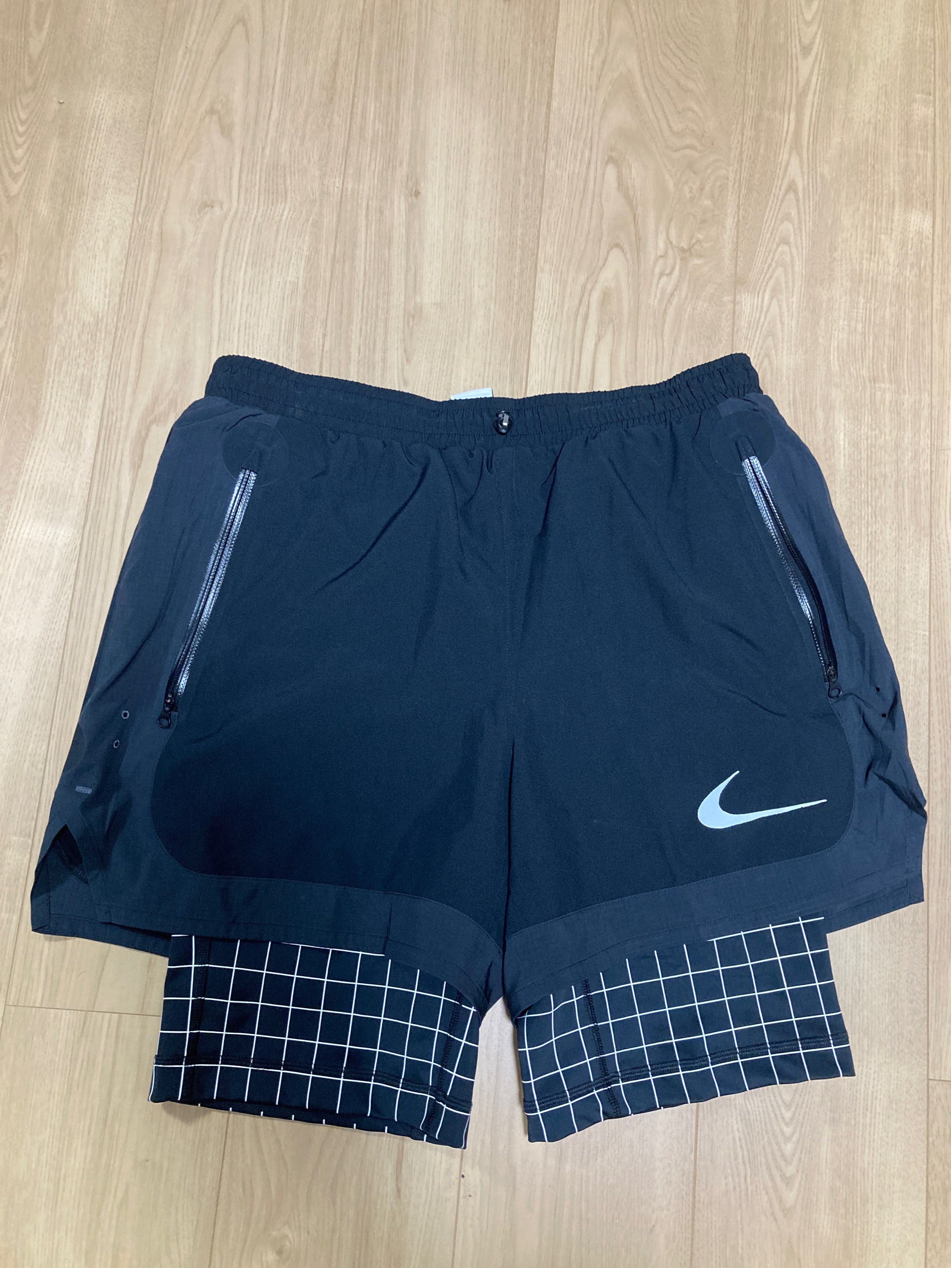 OFF-WHITE / Nike Shorts Grid "Black"
