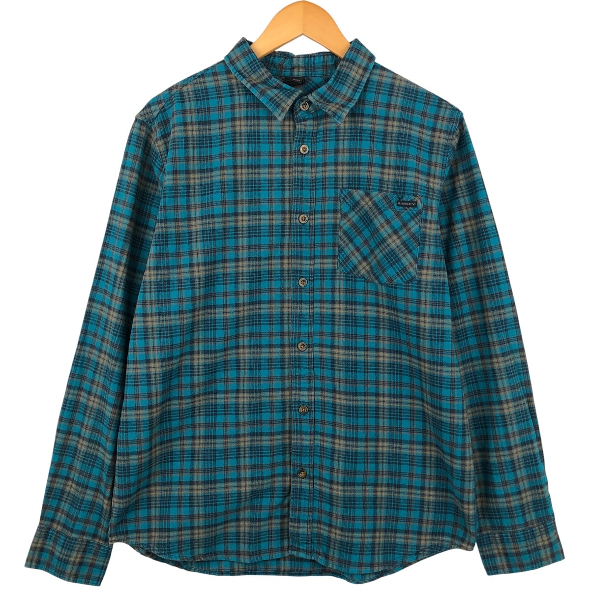 古着 オークリー Oakley チェック柄 長袖 ライトネルチェックシャツ メンズL相当/eaa602626