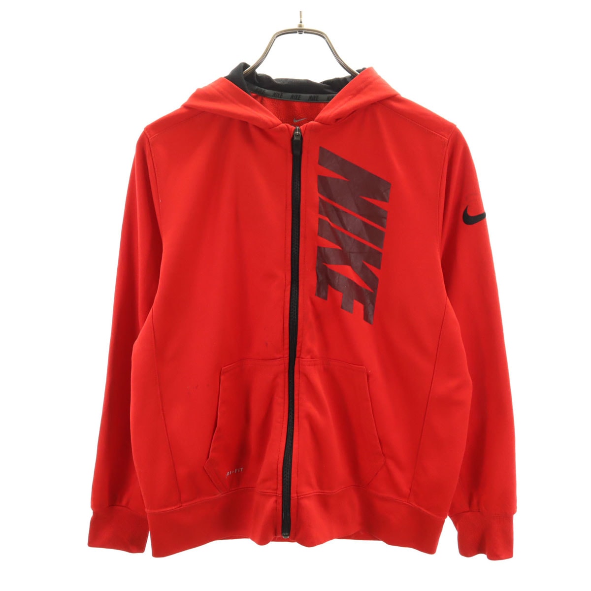NIKE ナイキ 長袖 ジップパーカー XL レッド