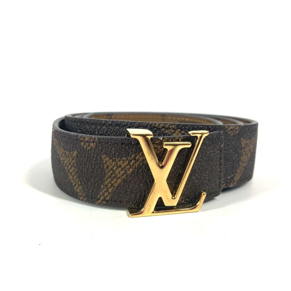 ルイヴィトン LOUIS VUITTON サンチュール・LVアイコニック M0149 モノグラム・リバース アクセサリー ズボン用ベルト ベルト モノグラムリバースキャンバス ベージュ