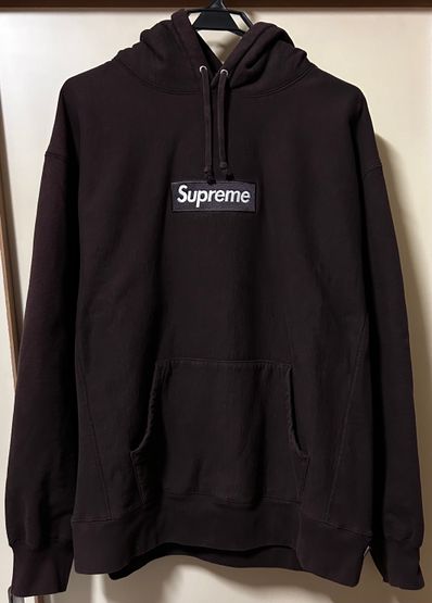 Supreme Box Logo Hooded Sweatshirt "Dark Brown" (21FW)