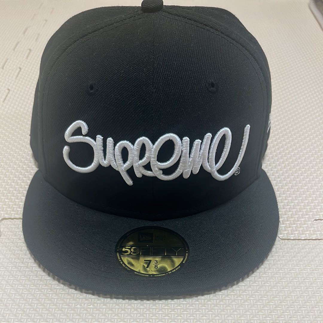 Supreme Handstyle New Era "Black"