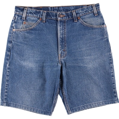 古着 90年代 リーバイス Levi's 550 RELAXED FIT オレンジタブ デニムショーツ ショートパンツ USA製 メンズw36相当 ヴィンテージ/eaa579249