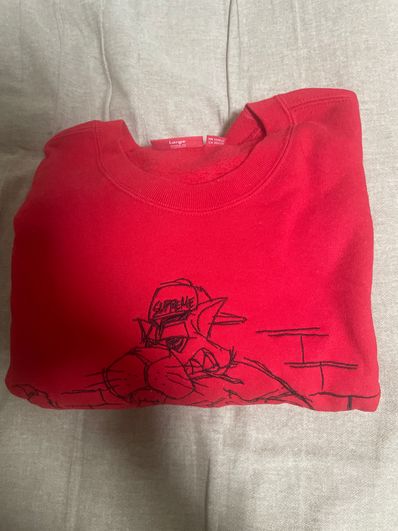 Supreme Dice Crewneck "Red"