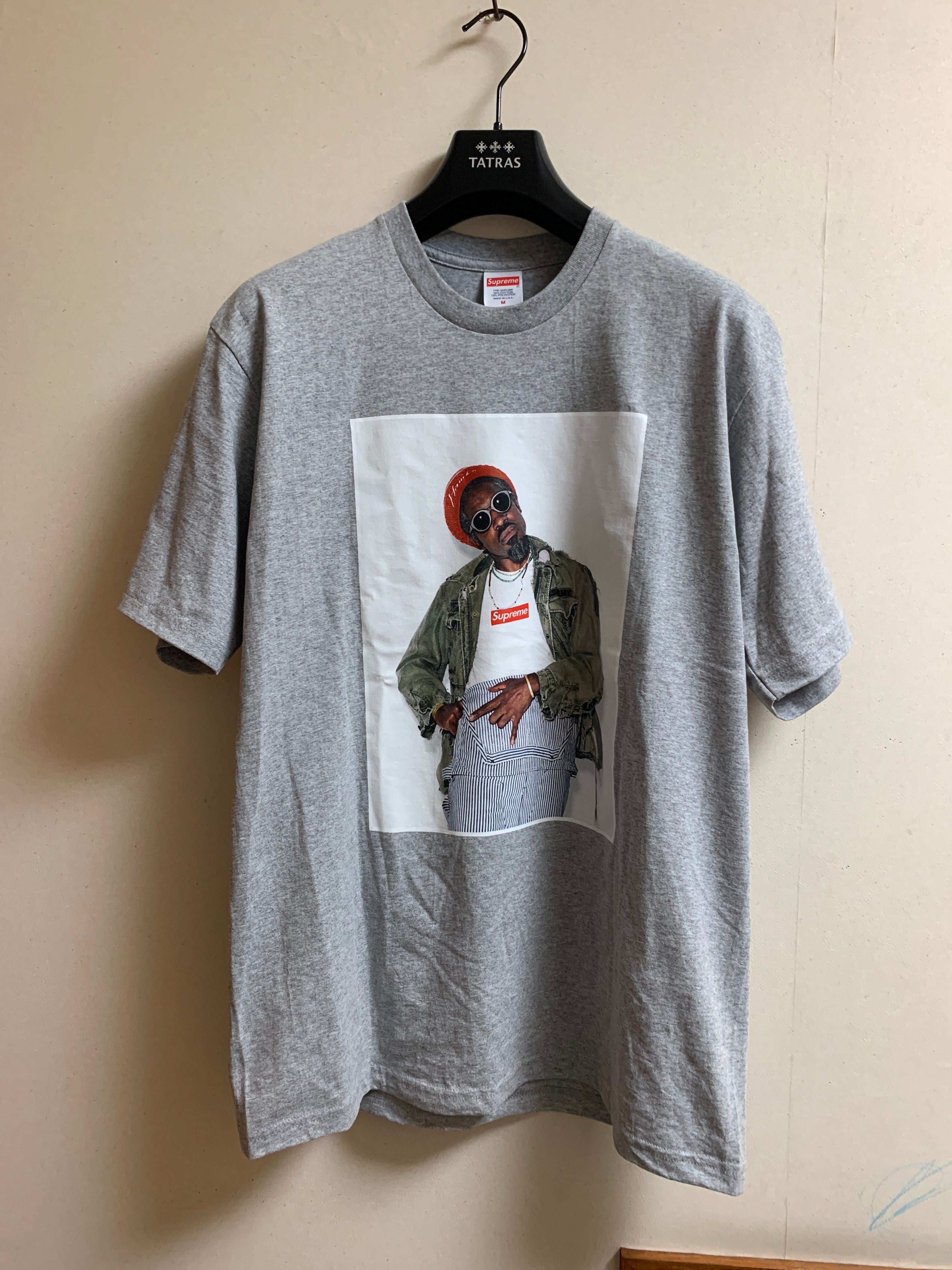 Supreme Andre 3000 Tee "Heather Grey"