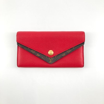 LOUIS VUITTON(ルイ・ヴィトン) ポルトフォイユ ドゥブルV M68313 長財布 レッド