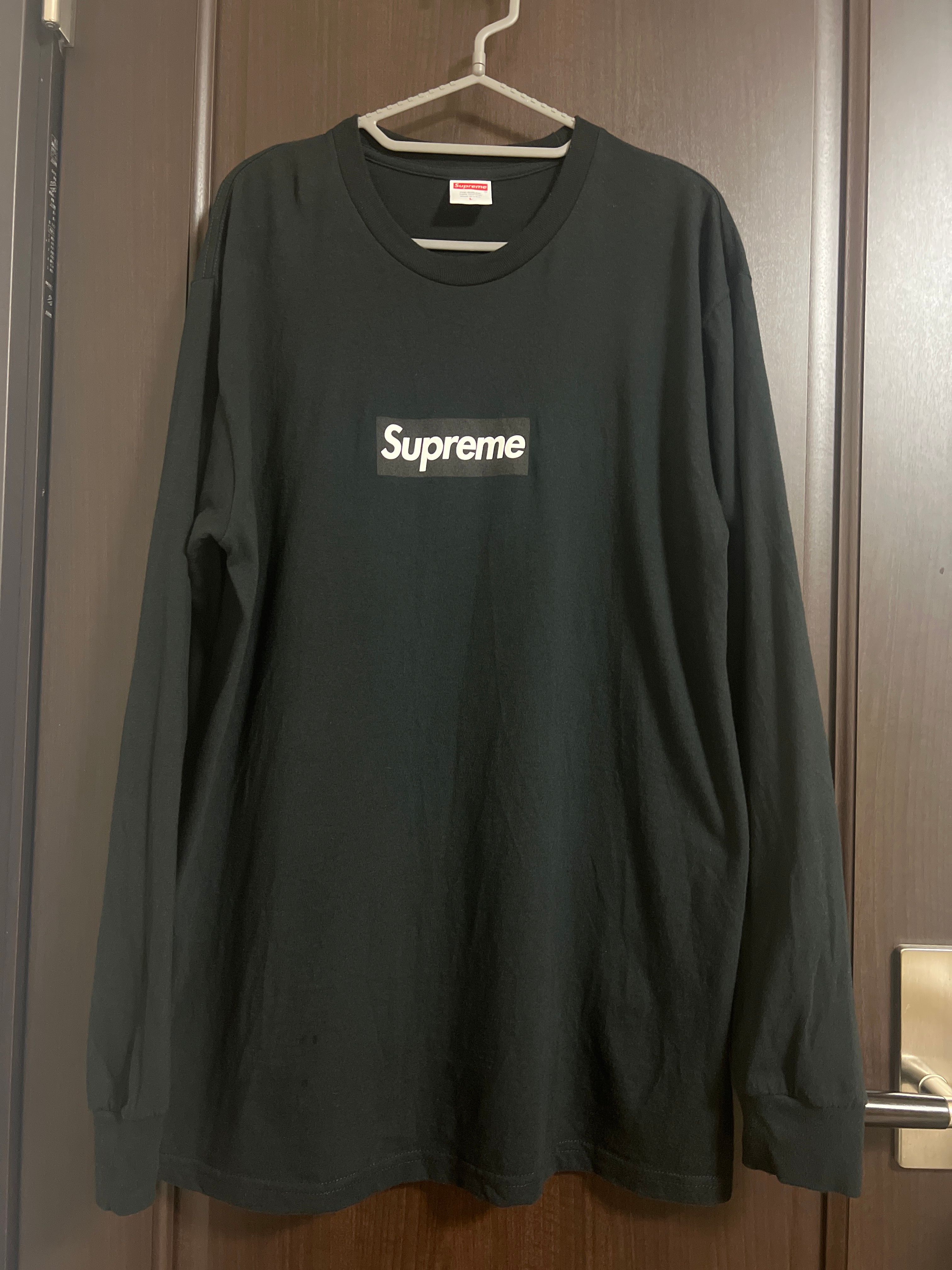 Supreme Box Logo L/S Tee "Black"