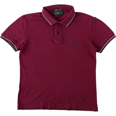 古着 フレッドペリー FRED PERRY 半袖 ポロシャツ イタリア製 レディースS相当/eaa674989