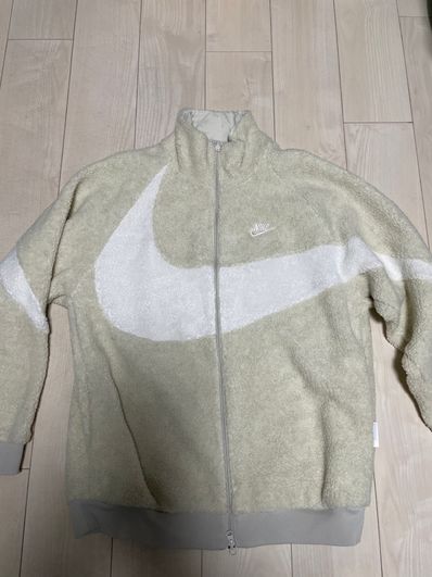 Nike Big Swoosh Boa Jacket "Light Bone/Sail"