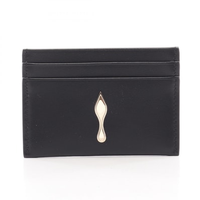 クリスチャンルブタン Christian Louboutin Bettina カードケース アクセサリー レザー レディース ブラック系 1265050CM6S 【新品】