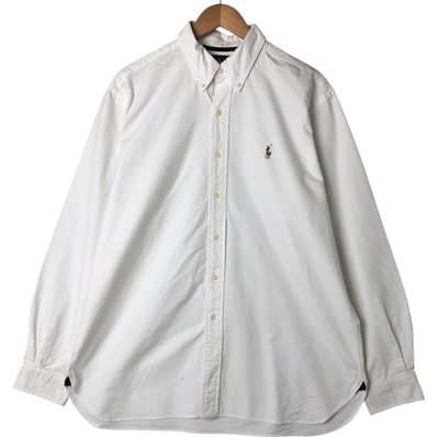 古着 ラルフローレン Ralph Lauren CLASSIC FIT 長袖 ボタンダウンシャツ メンズXL相当/eaa543523