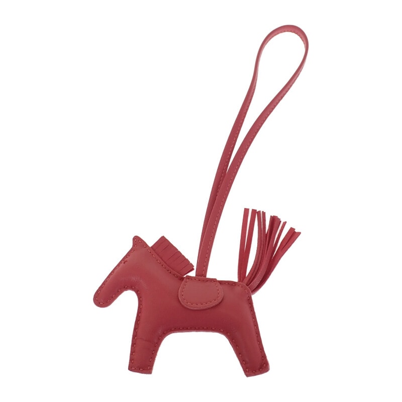 エルメス ロデオチャームPM ソーピンク バッグチャーム【中古】【Aランク】