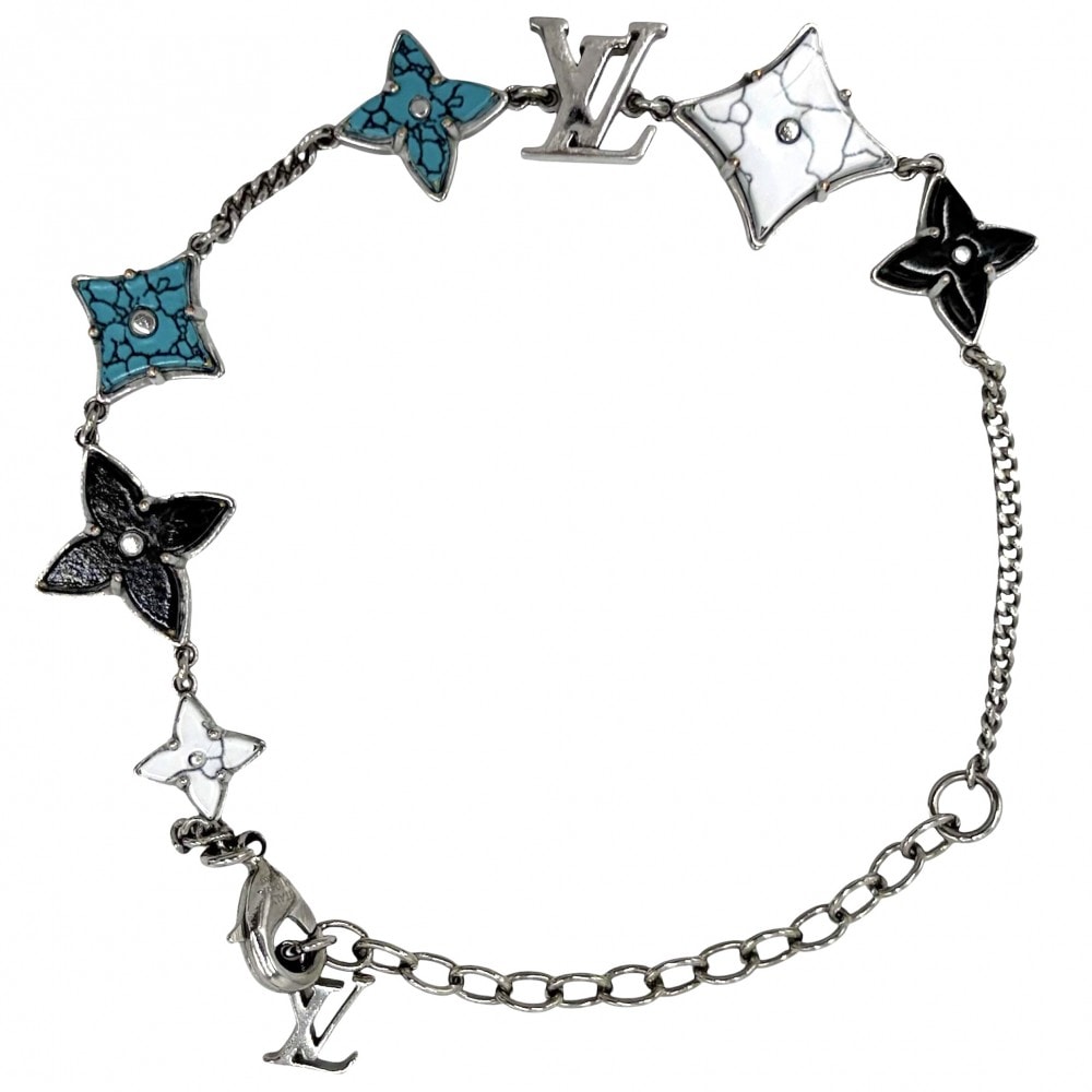 LOUIS VUITTON ルイヴィトン ブレスレット モノグラム・サンライズ アクセサリー アジャスター付き    M1041A メンズ 約15.6g【中古品】