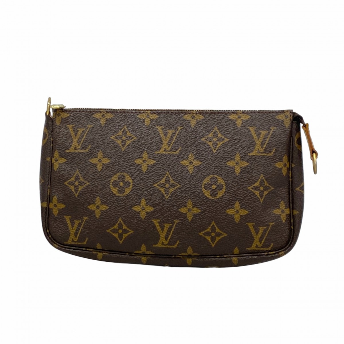 【6dc2937】ルイヴィトン ポーチ モノグラム ポシェットアクセソワール M51980 ブラウン【中古】レディース
