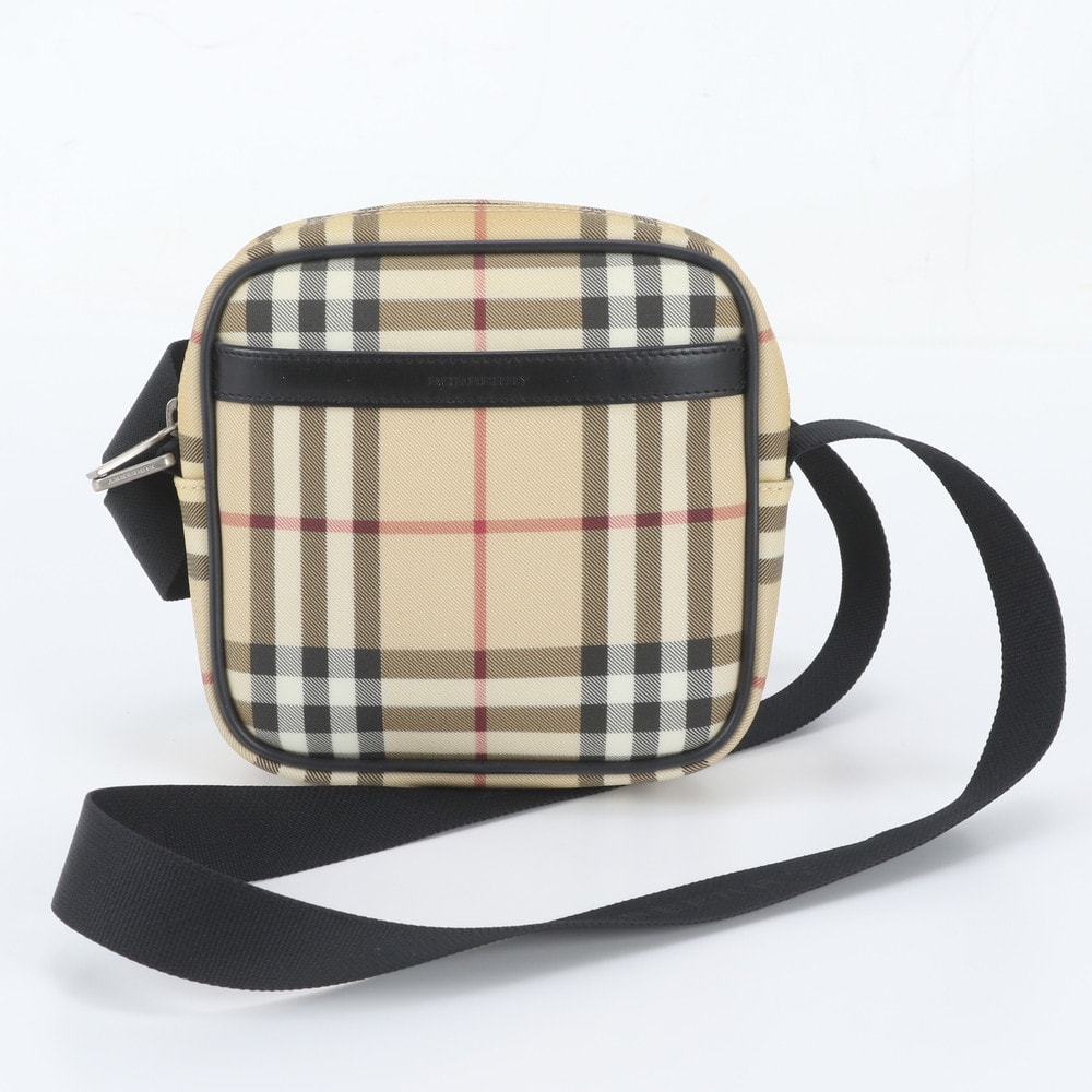■美品 バーバリー ノバ チェックショルダーバッグ