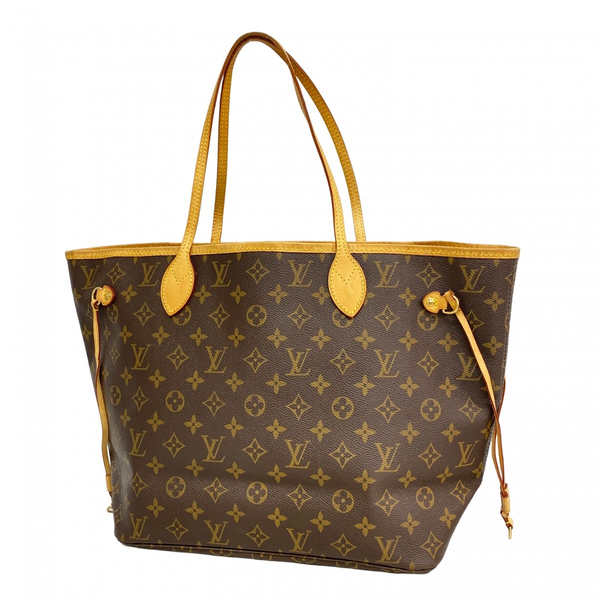 【6db1295】ルイヴィトン トートバッグ モノグラム ネヴァーフルMM M40156 ブラウン【中古】レディース