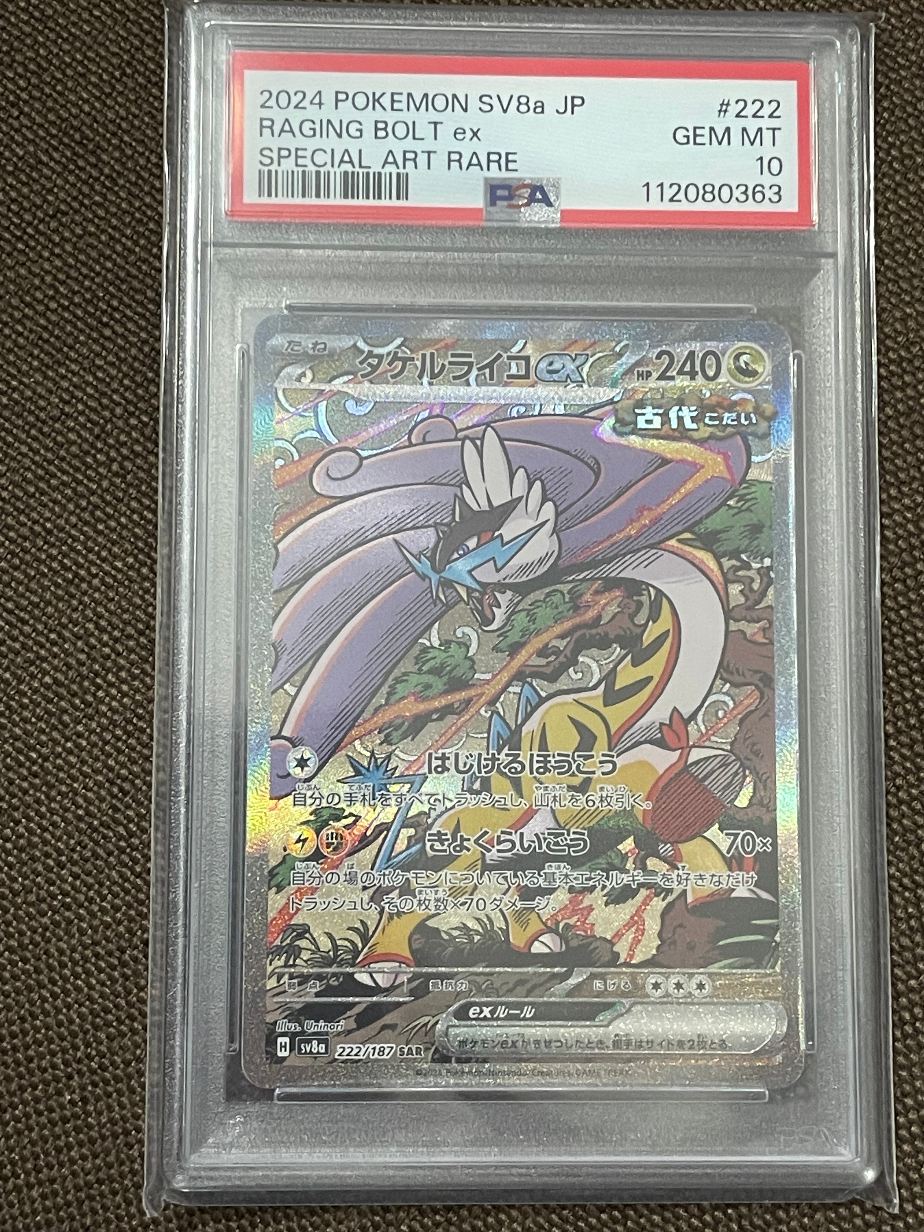 タケルライコex SAR [SV8a 222/187](ハイクラスパック「テラスタルフェスex」)