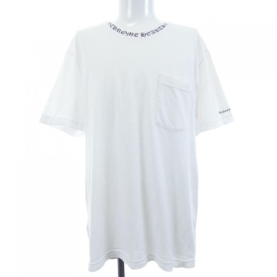 Chrome Hearts Neck Logo S/S T-Shirt "White/Black"