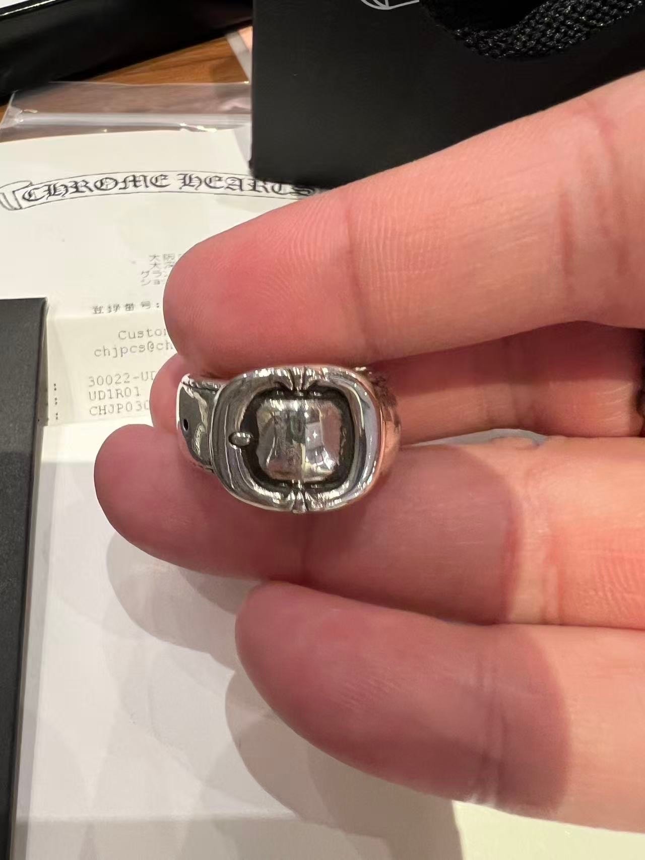 Chrome Hearts Gunslinger Belt Ring "Silver"