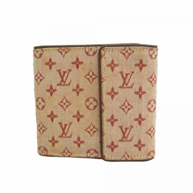 【6dd4395-k】ルイヴィトン 財布 モノグラム・ミニ ポルトビエカルトクレディモネ M92241 スリーズ【中古】レディース