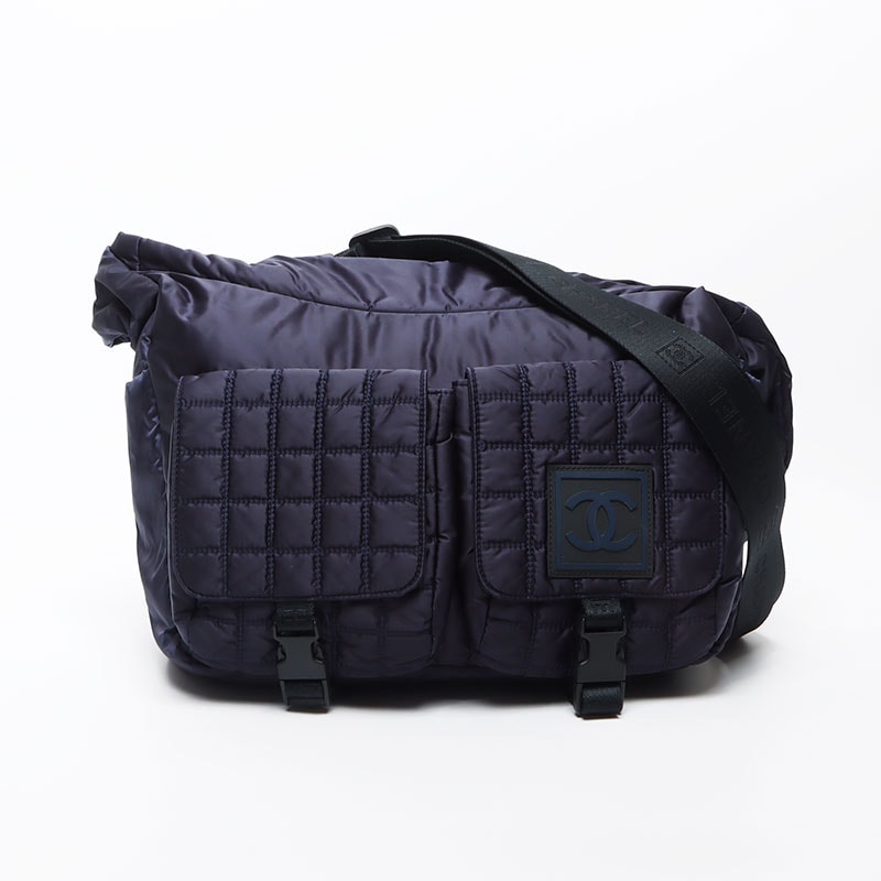 シャネル CHANEL 9番台 スポーツライン ショルダー シルバー 金具 ショルダーバッグ【中古】