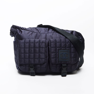 シャネル CHANEL 9番台 スポーツライン ショルダー シルバー 金具 ショルダーバッグ【中古】