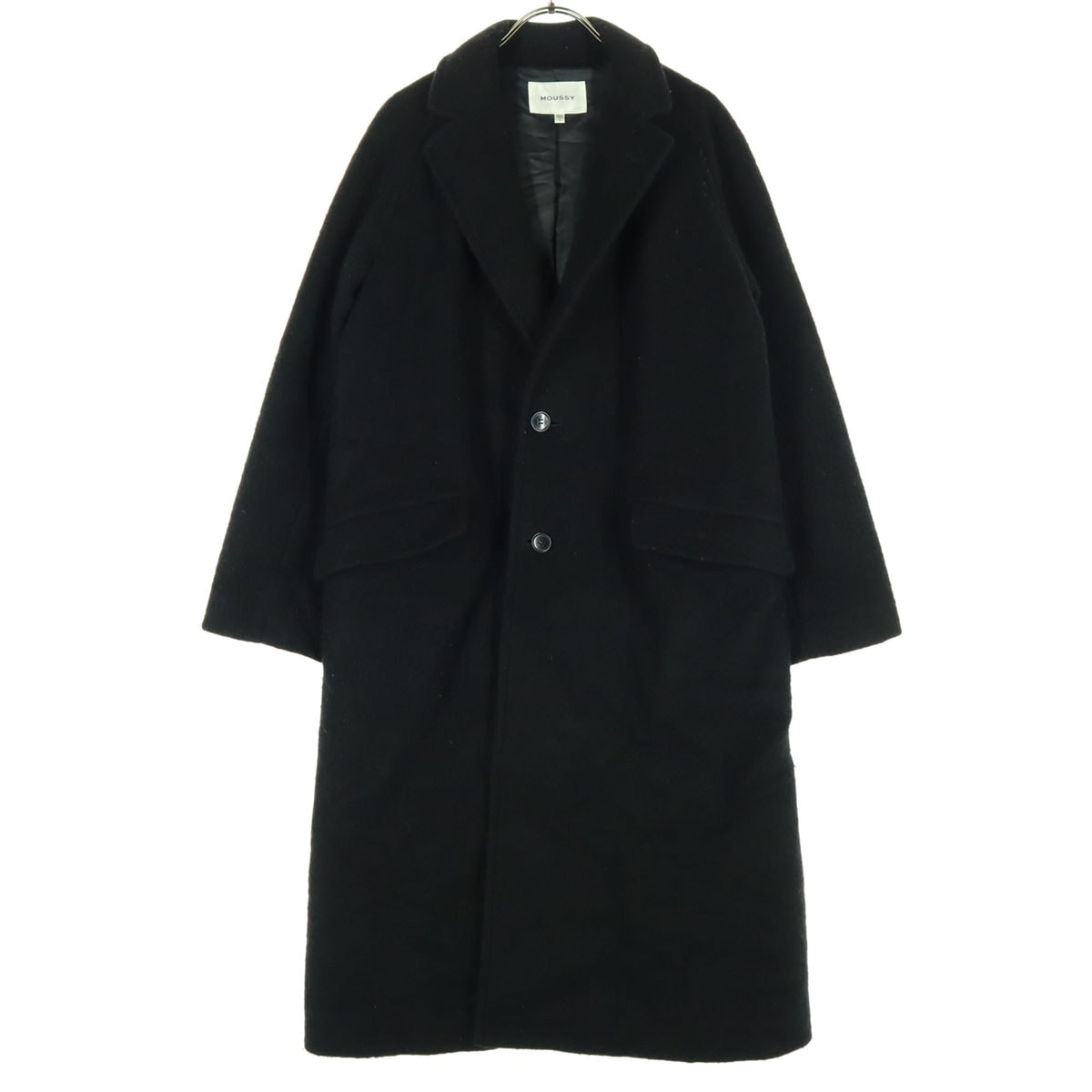 MOUSSY マウジー ウール チェスターコート 1 ネイビー