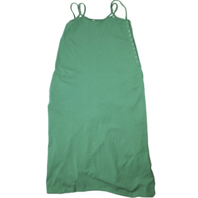 beautiful people ビューティフルピープル 21AW 日本製 double-end bear smooth camidress キャミソールマキシワンピース 1145304001 36 Green ロング トップス g19678