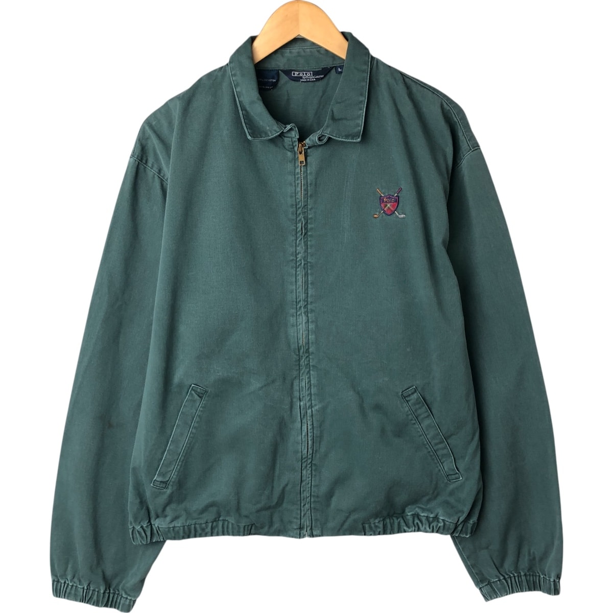 古着 90年代 ラルフローレン Ralph Lauren POLO by Ralph Lauren スイングトップ スポーツジャケット USA製 メンズL相当 ヴィンテージ/eaa549107